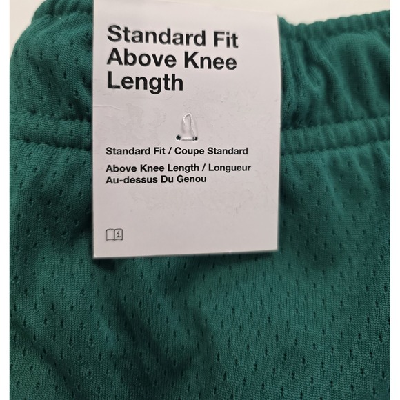 NWT Nike Standard Fit Above The Knee Mesh Shorts Mens XL Green - Picture 3 of 5